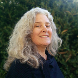 A close up of author Cynthia Kaufman